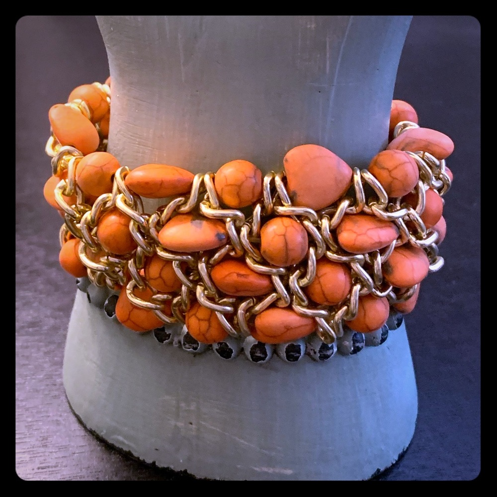 Orange bracelet